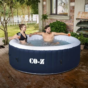 Outdoor Inflatable Hot Tub Spa w Heater